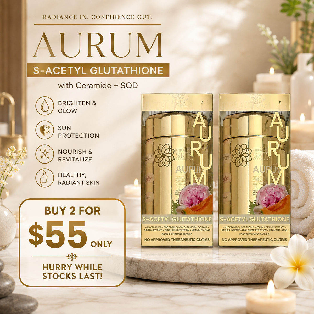 Buy 2 Aurum for $55