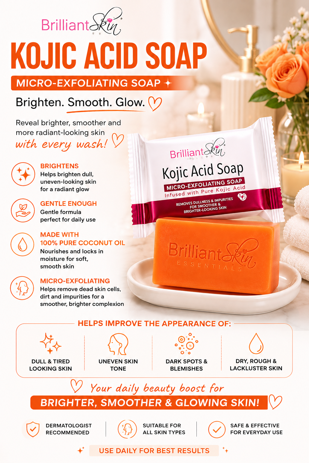 Brilliant Kojic Acid Soap
