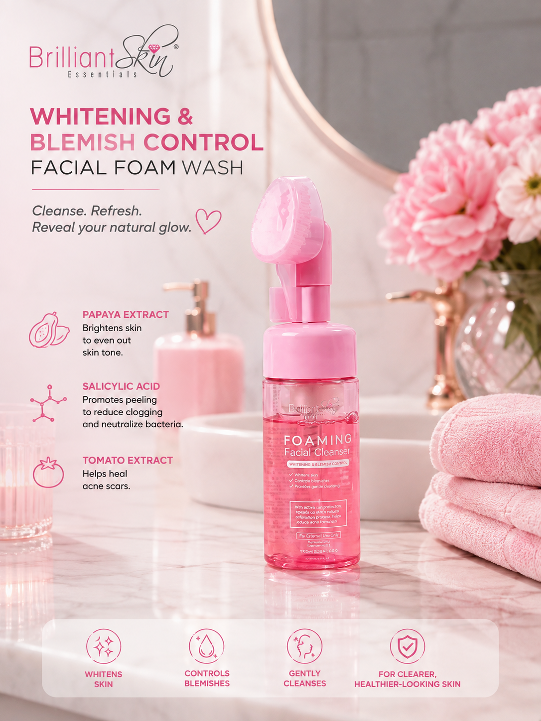 Brilliant Facial Foam Wash