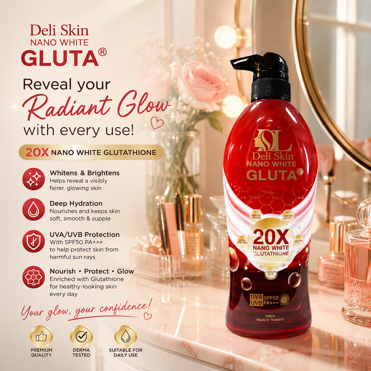 Deli Skin 20x Nano White Lotion
