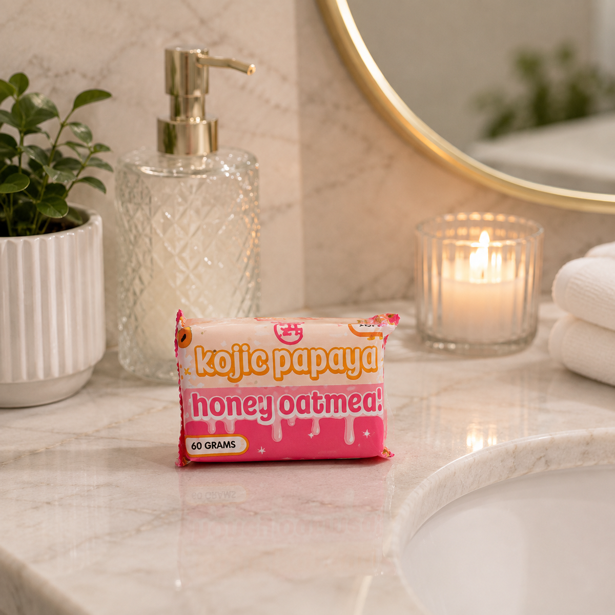 G21 Kojic Payaya Honey Oatmeal Soap