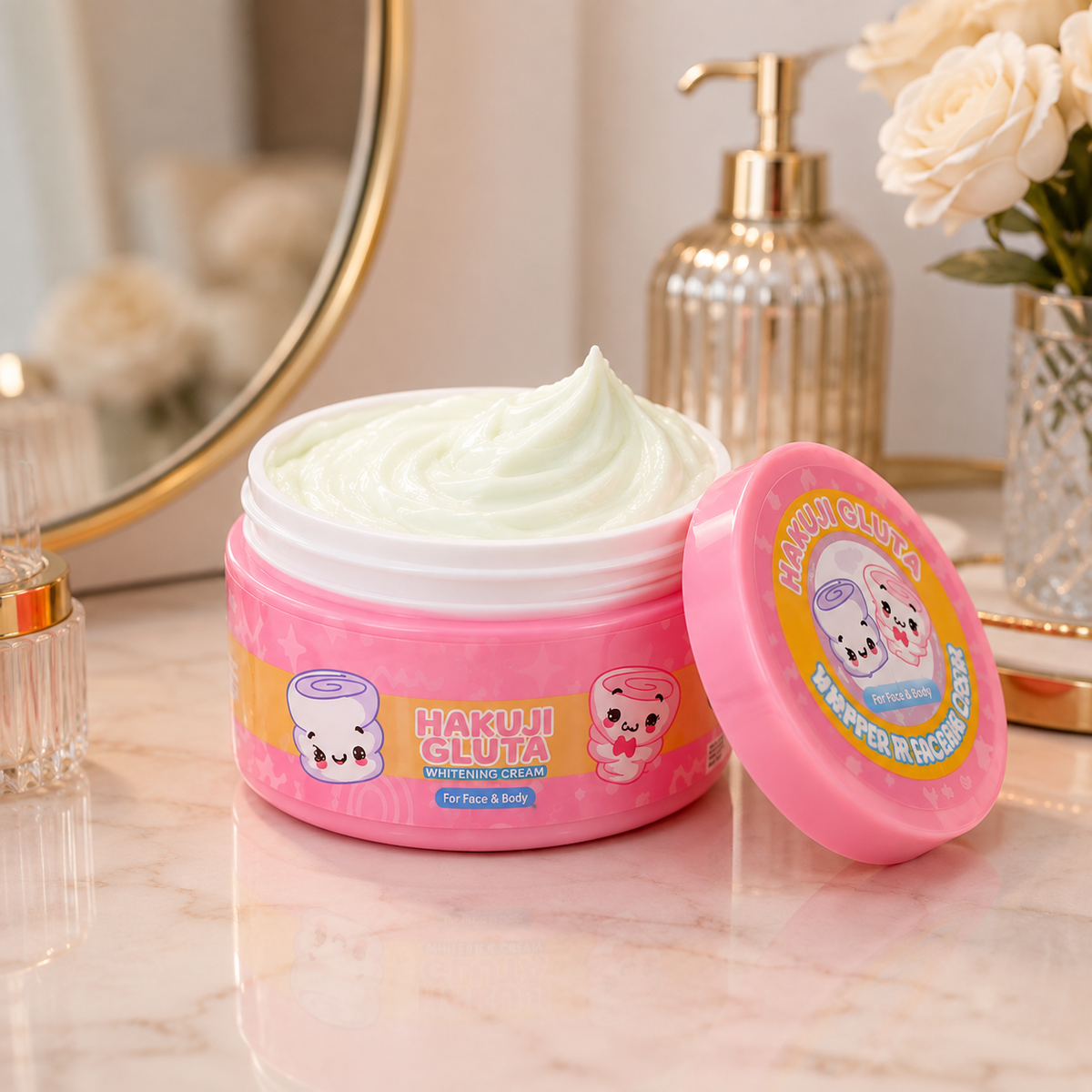 Hakuji Gluta Whipped Bleaching Cream