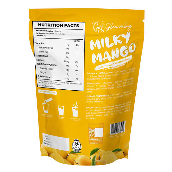 Glowming Milky Mango 10's